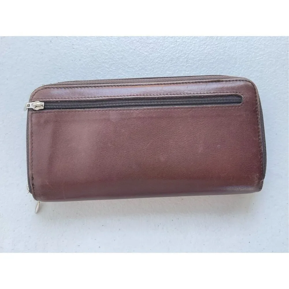 Tumi Brown Leather Wallet - Picture 2 of 10